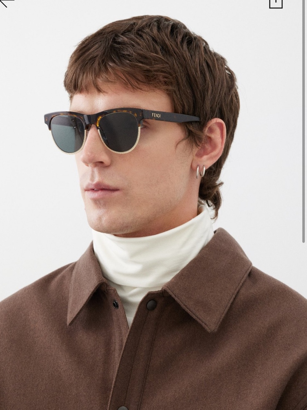 Fendi Travel Tortoiseshell Sunglasses - Picture 12 of 12